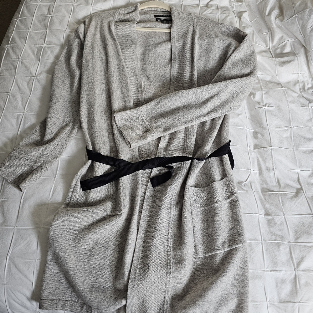 Tahari 100% Cashmere Pure Luxe Duster Cardigan Size M